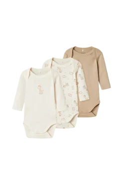 Outlet baby Body nbnBody 3P LS Giraffe NO Bodies