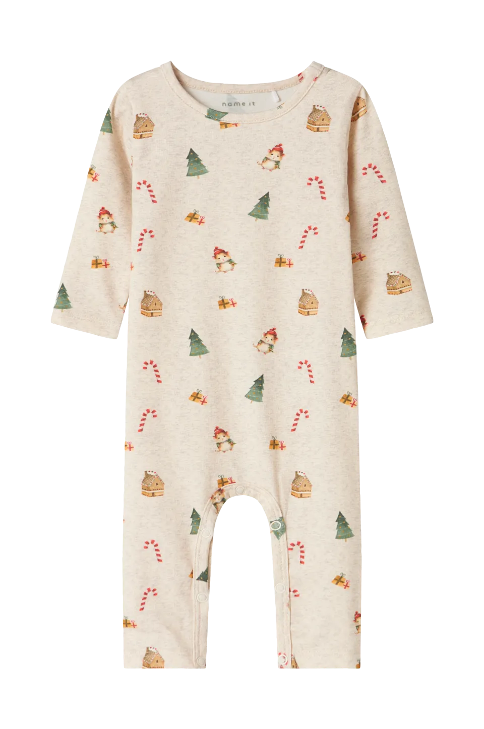 Name it Sovkläder & Myskläder > baby Pyjamasoverall nbnRoccas