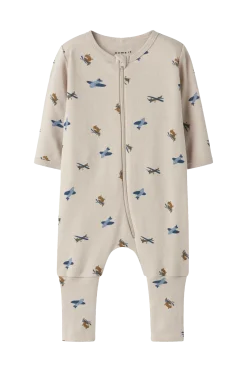 Online baby Pyjamasoverall nbmNightsuit Zip FF Airplane Sovkläder & Myskläder