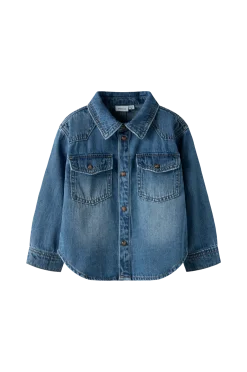 Jeansskjorta nmmBlue OZ Dnm LS Shirt 6677-oz B Skjortor