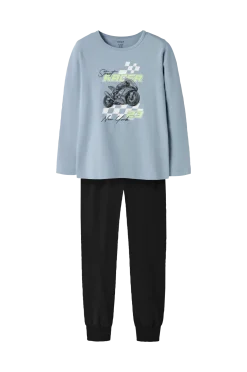 Discount Pyjamasset nkmNightset Dusty Racer Sovkläder & Myskläder