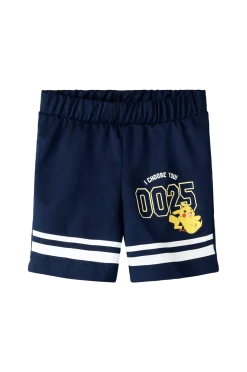 Outlet Shorts nmmMic Pokemon Long Poly Shorts Sky Shorts