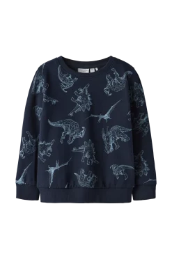 New Sweatshirt NmmVaron LS Aop Swt Unb Sweatshirts & Hoodies