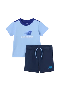 Hot Set NB Jersey Ringer Tee & FT Short Set Toppar & T-Shirts