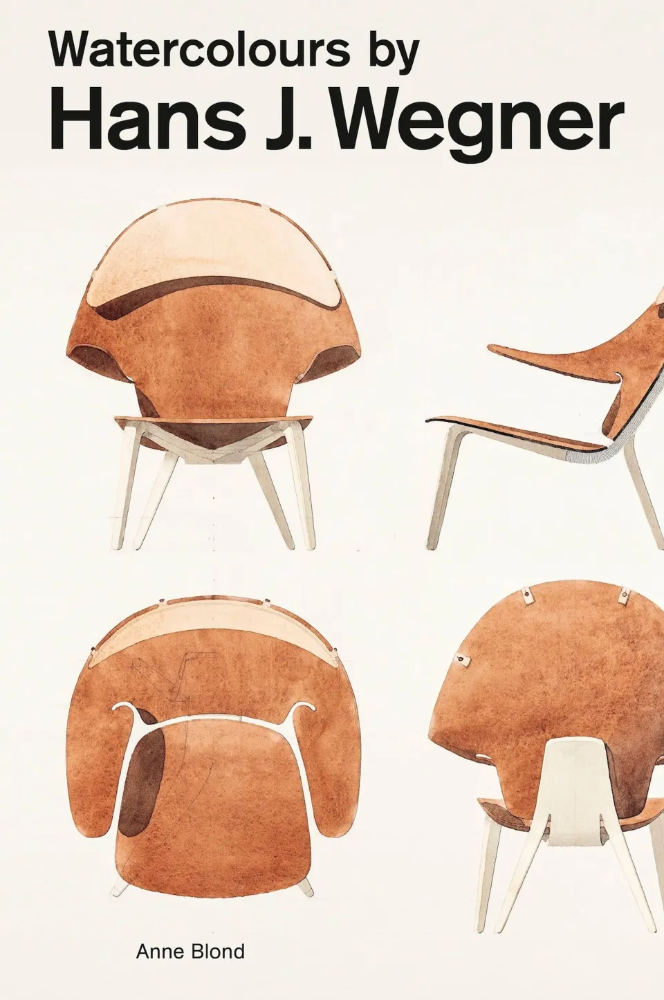 New Mags Coffee Table Books > Coffee Table Book - Watercolours By Hans J. Wegner
