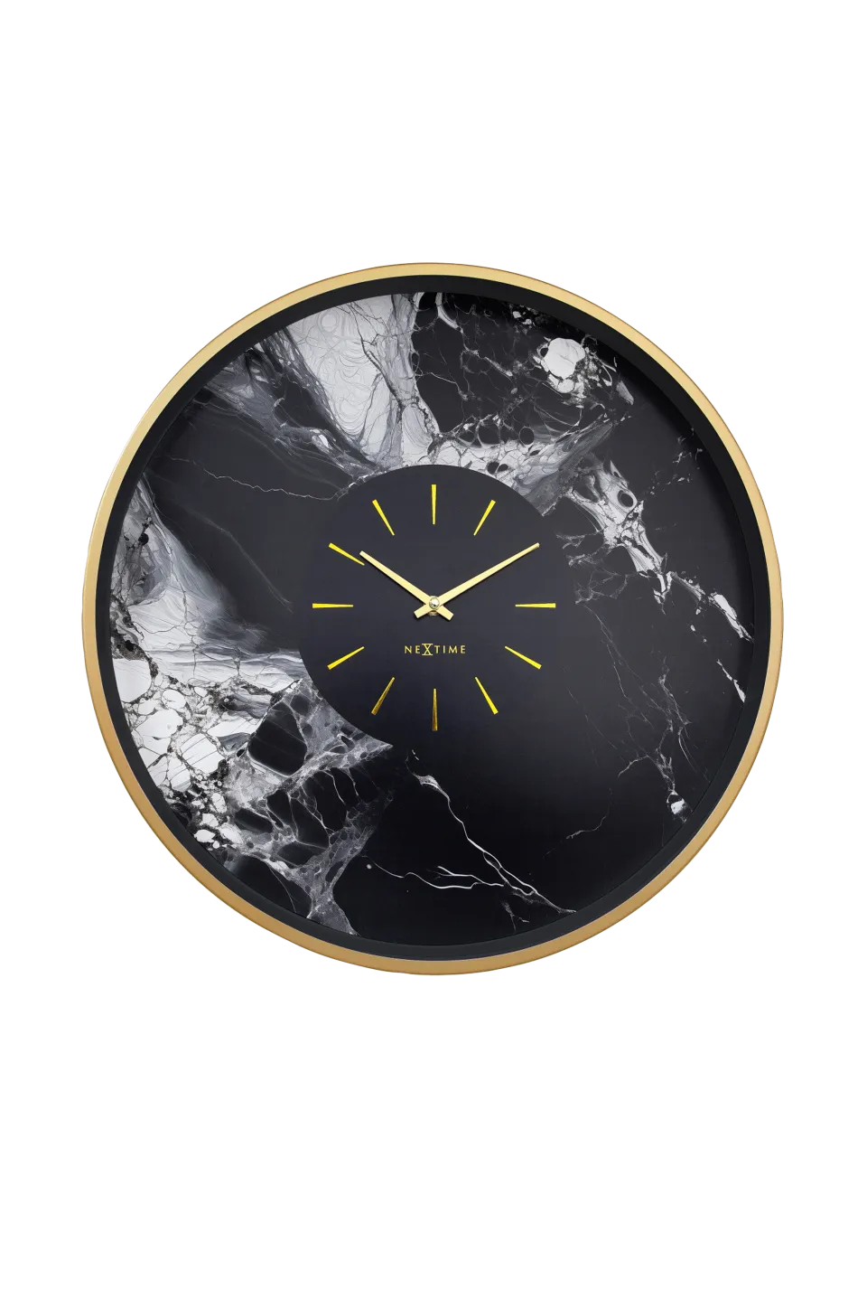 Discount Väggklocka Marble Duo 48 cm Väggklockor