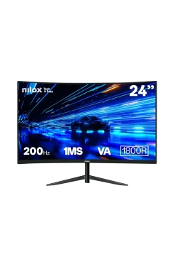 Nilox Datortillbehör > Bildskärm 24" Curved Gaming VA FHD 200Hz 1ms