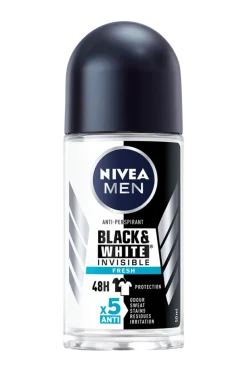 New Antiperspirant Deo Roll on Black & White Fresh 50 ml Kroppsvård|Skönhet