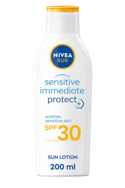 Hot Sun Protect & Sensitive Soothing Lotion Spf 30 200Ml Solskydd