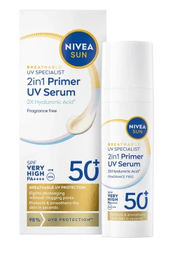 Nivea Solskydd > Sun UV Face 2IN1 Daily UV Serum Spf 50+ 30Ml