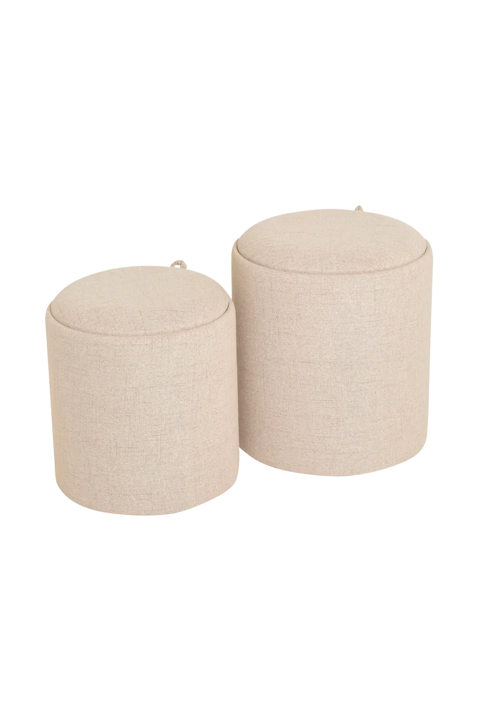 Outlet Sittpuff Maiko, set om 2 Sittpuffar & Fotpallar