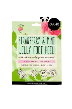 Oh K! Kroppsvård|Skönhet > Strawberry & Mint Jelly Foot Peel