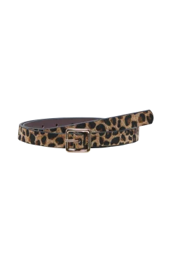 Bälte onlLeo Hairy PU Jeans Belt Acc Bälten & Skärp