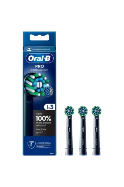 Oral B Tandvård > Borsthuvuden Cross Action Black 3-pack
