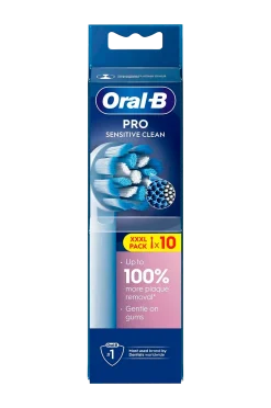 Online Borsthuvuden Sensitive Clean & Care 10-pack Tandvård