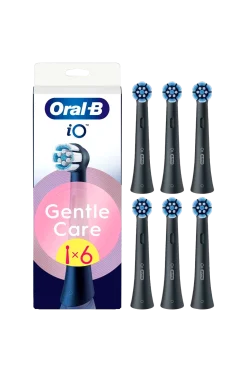 Discount Borsthuvud iO Gentle Care Black 6-pack Tandvård