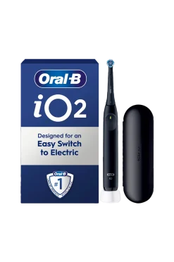 Oral B Lust & Njutning|Tandvård > Eltandborste iO2 Black Limited Edition med resefodral
