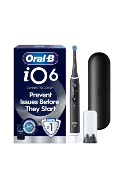 Clearance Eltandborste iO6 Black Lava + 1 Extra Refill Lust & Njutning|Tandvård