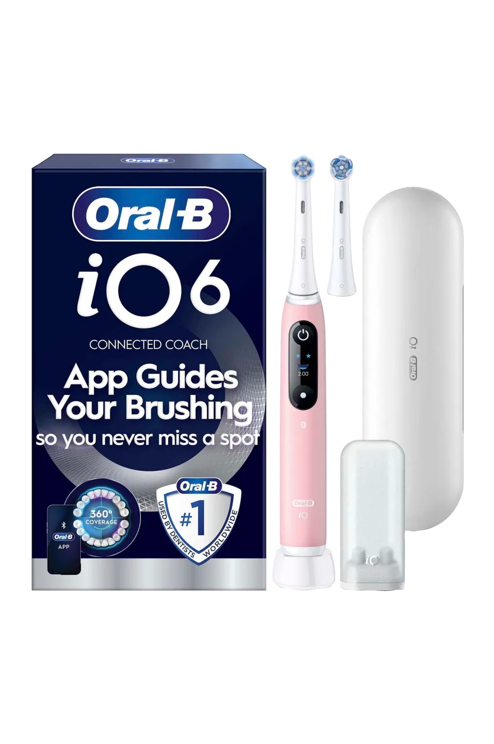 Eltandborste iO6 Sensitive + 1 Extra Refill Lust & Njutning|Tandvård
