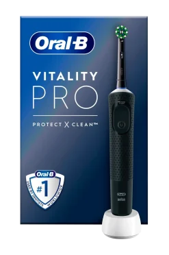 Oral B Lust & Njutning|Tandvård > Eltandborste Vitality Pro Black CA HBOX