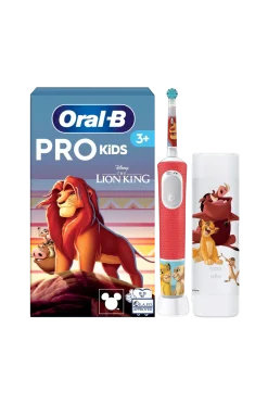 Hot Eltandborste Vitality Pro Kids Lion King + resefodral Lust & Njutning|Tandvård