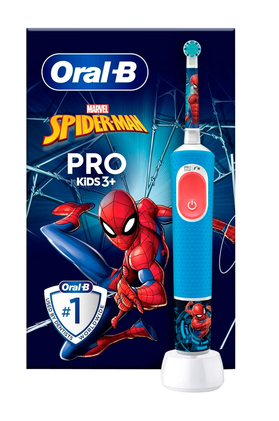 Hot Eltandborste Vitality Pro Kids Spiderman HBOX Tandvård