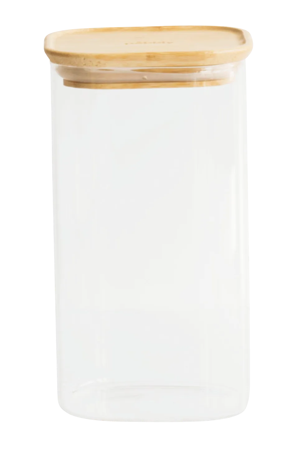 Pebbly Köksförvaring > Fyrkantiga burkar med bambulock 1400 ml