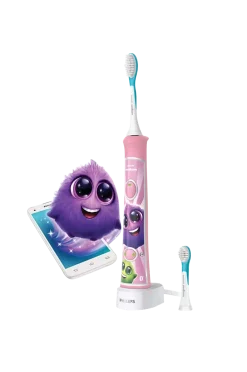 Outlet Eltandborste Sonicare Bluetooth + instruktionsapp för barn HX6352/42 Tandvård