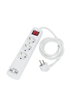 Best Grenuttag 3:A M Usb 1,4 m Lamptillbehör