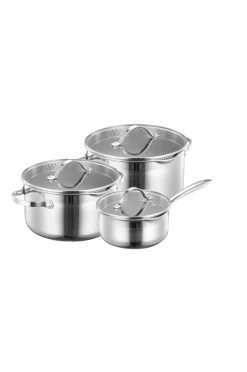 New Gryta Optimal 3-stycken 1 set Stekpannor & Kokkärl