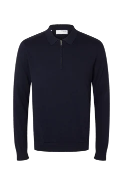 Selected Men Tröjor > Tröja hBerg Haf Zip Poo