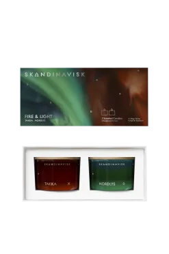Online Fire & Light Mini Candle Giftset 2 X 90G Dofter