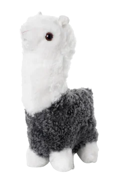 New Alpaca i fårskinn Curly Dockor & Figurer