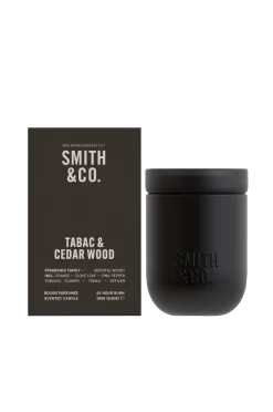 Smith & Co. Rumsdoft > Tabac & Cedarwood Scented Candle 250 g 50 tim