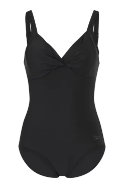Discount Baddräkt Solid Cross Knot Swimsuit Badkläder|Badkläder