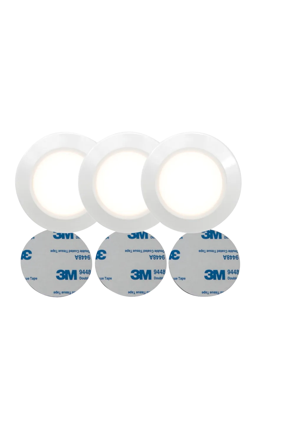 Garderobsbelysning LED Functional 3-p Batteridrivna Lampor