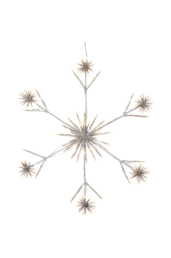 Star Trading Ljusslingor > Siluett Flower Snowflake 60cm