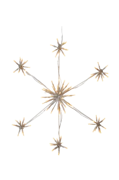 Star Trading Ljusslingor > Siluett Flower Snowflake 50cm
