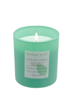 Hot Aloe & Sweet Mint Candle 200 g Rumsdoft|Ljus & Doft