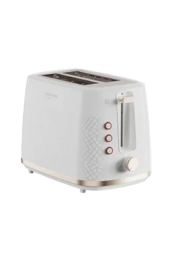 Taurus Köksmaskiner > Brödrost Fusion Crunch Lång slits Vit