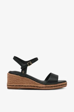 Sandaletter Mid Wedge Espad Leather Klackskor