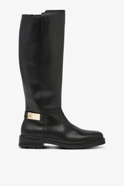 Tommy Hilfiger Stövlar > Stövlar TH Logo Leather Long Boot