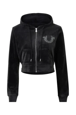 True Religion Sweatshirts & Hoodies > Huvtröja Branded Cryta Veour Zip