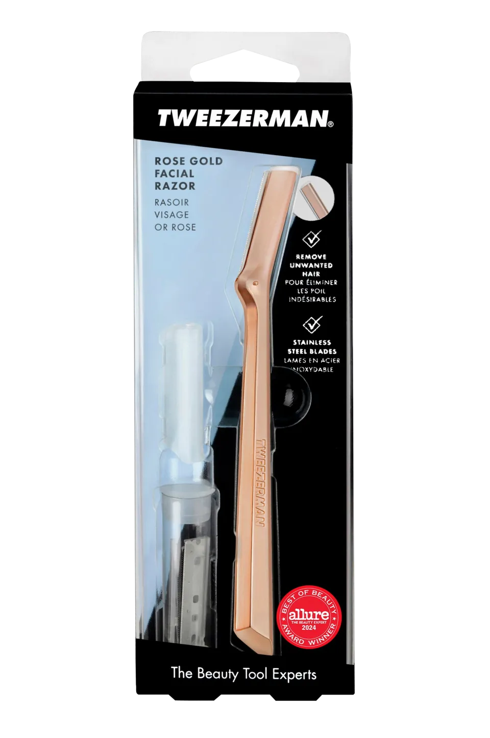 Tweezerman Hårborttagning > Facial Razor Rose Gold