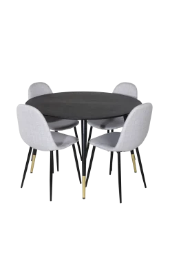 Venture Home Matgrupper > Matgrupp Dipp med 4st stolar Polar