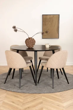 Venture Home Matgrupper > Matgrupp Dipp med 4 st matstolar Velvet Stitches