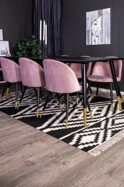 Venture Home Matgrupper > Matgrupp Doris bord och 6 st Valleta stolar
