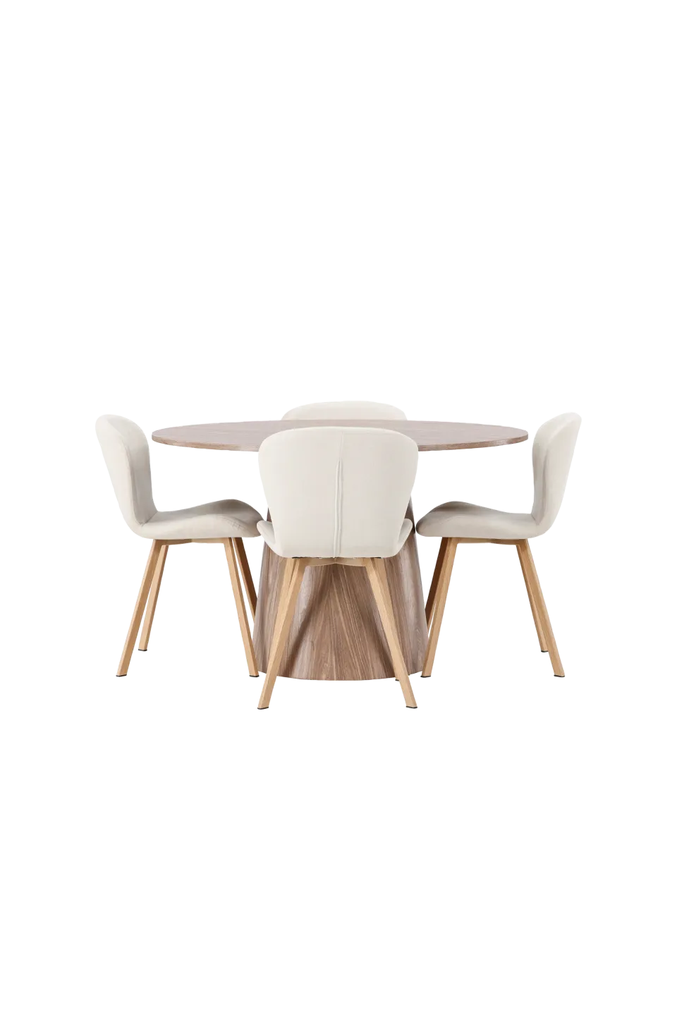 Clearance Matgrupp Lanzo med 4st stolar Lilja Matgrupper
