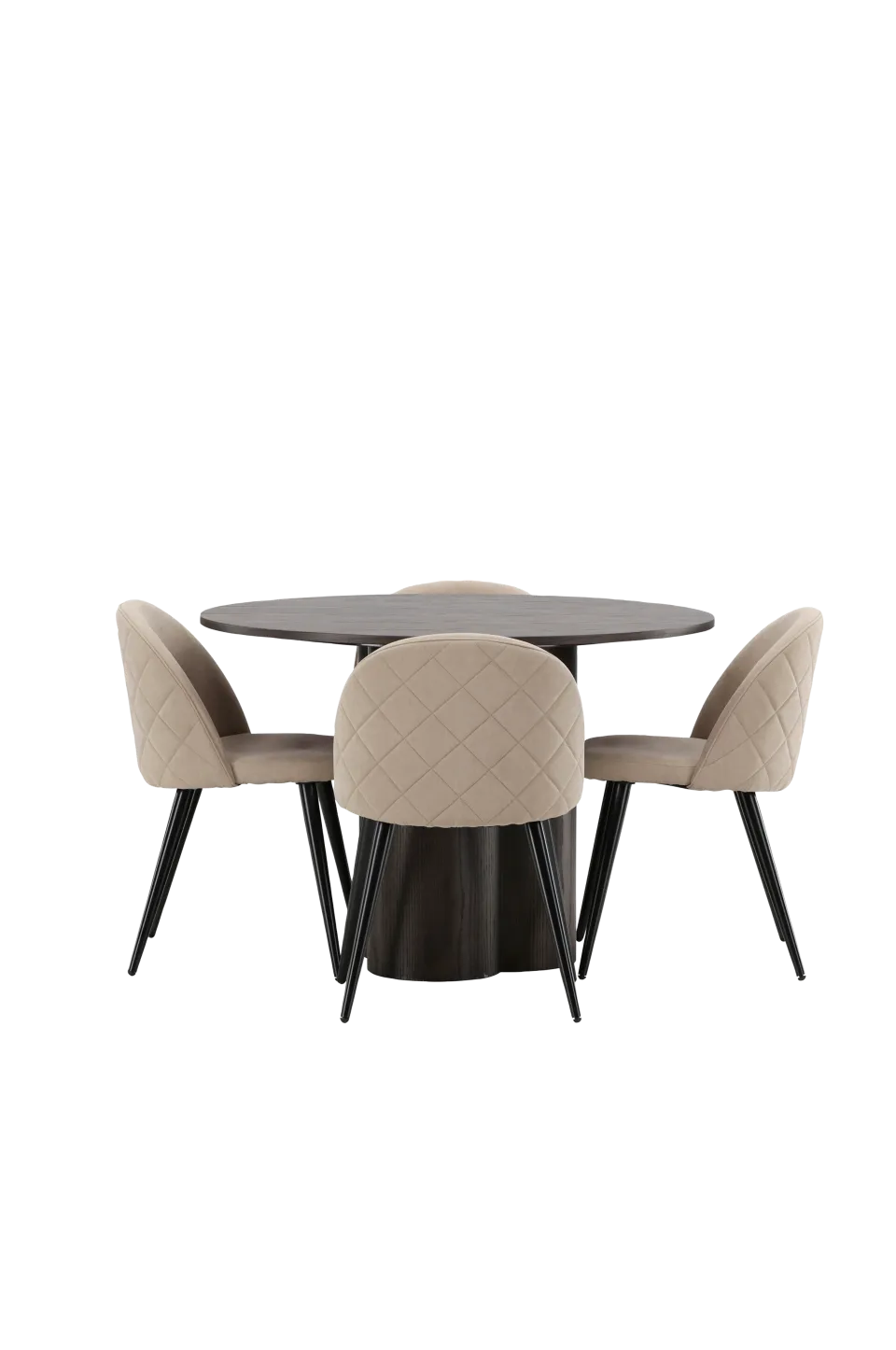 Matgrupp Olivia med 4st stolar Velvet Matgrupper