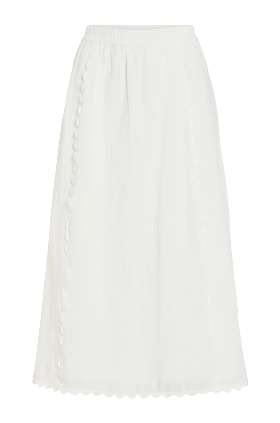 Vila Kjolar > Kjol viMindy HW Scallop Midi Skirt
